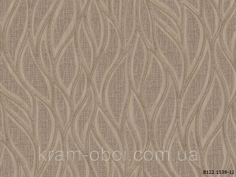 Шпалери Слов'янські Шпалери КФТБ вінілові гарячого тиснення шовкографія 10м*1,06 9В122 1539-12, фото 1