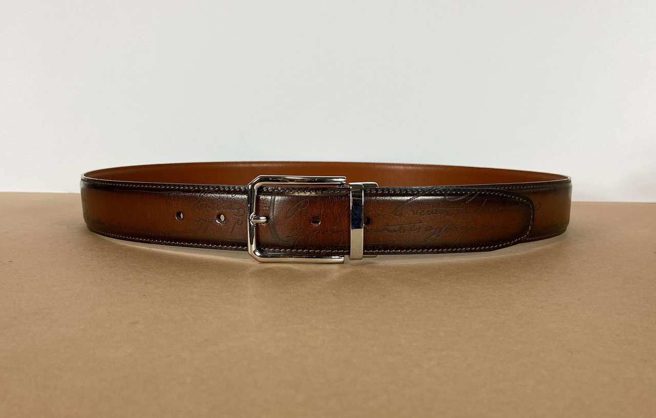 Ремінь під Berluti чоловічий (Берлуті), фото 1