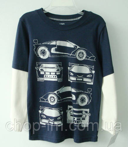 Батник (водолазка) на хлопчика від Carters "Гонкові машини"