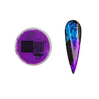 Яскравий фіолетовий пігмент для декору нігтів ANDI PROF
