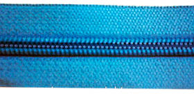 Молния спиральная метражная  №7 (10) колір № 833 Бірюзовий