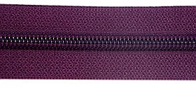 Молния спиральная метражная  №7 (10) колір № 174 Темно-бузковий