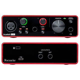 DTM・DAW Focusrite Scarlett solo 3.gen USB аудіоінтерфейс Focusrite Scarlett Solo 3rd Gen - Music-House