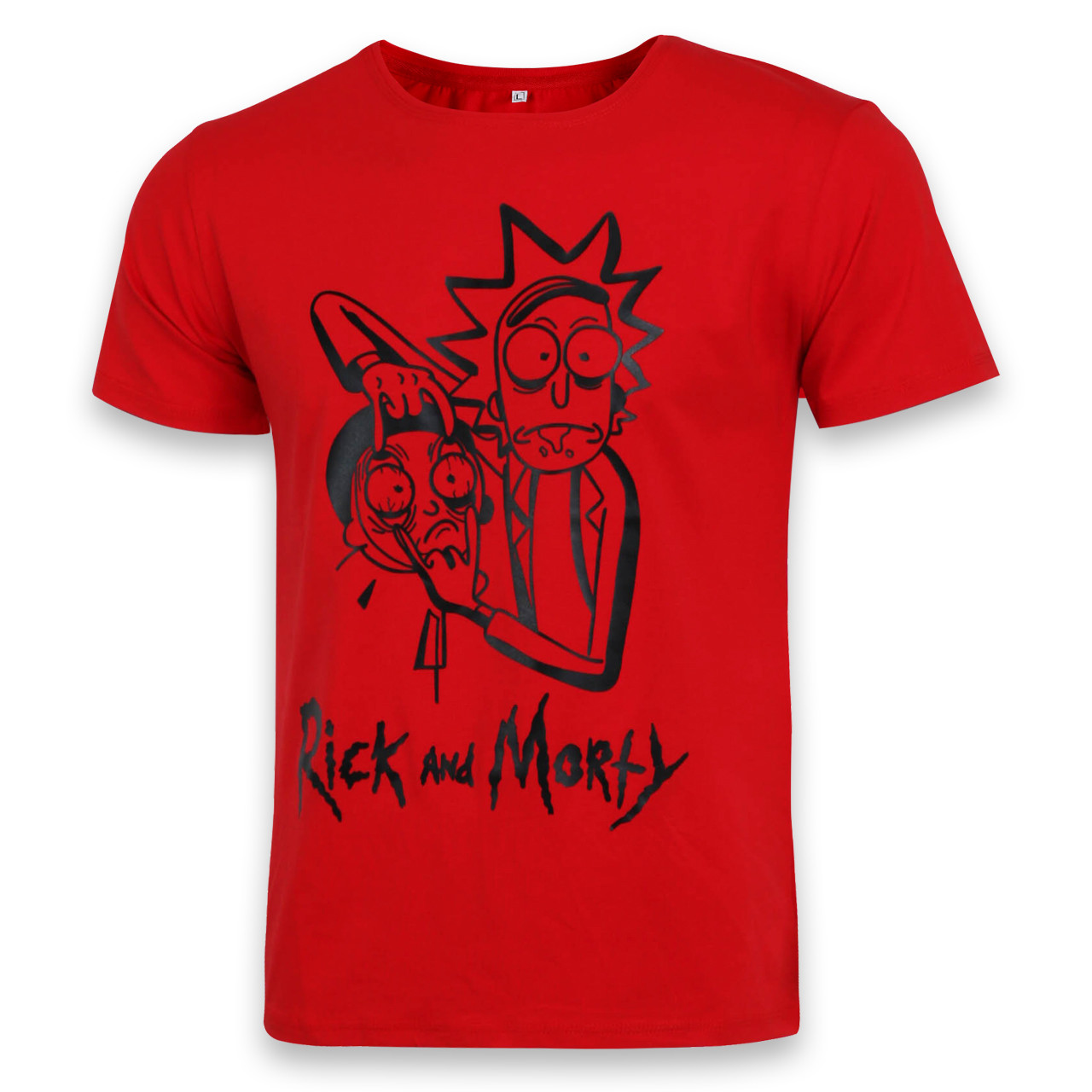 Футболка чоловіча червона HOPE з принтом RICK&MORTY Ф-10 RED M(Р) 20-803-020, фото 1
