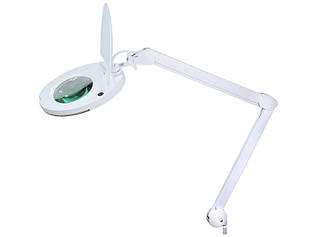 Настільна Лампа-лупа для косметології, для лікаря подолога, для манікюру, для нарощування мод. 6025-8 LED (5D)