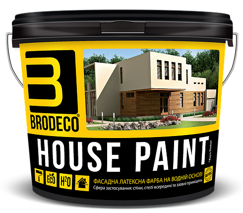 Фасадна фарба House Paint TM Brodeco 2.5 л, фото 2