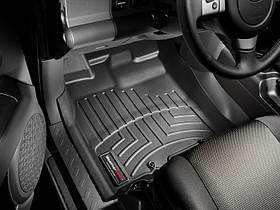 Килими гумові WeatherTech Toyota FJ Cruiser 2006-2011 автомат КПП передні чорні ( гачки )