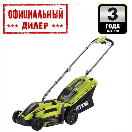 Газонокосарка електрична RYOBI RLM13E33S (1.3 кВт, 330 мм), фото 2