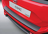 Пластикова захисна накладка на задній бампер для Honda Civic Mk10 5dr 2017-2020, фото 2