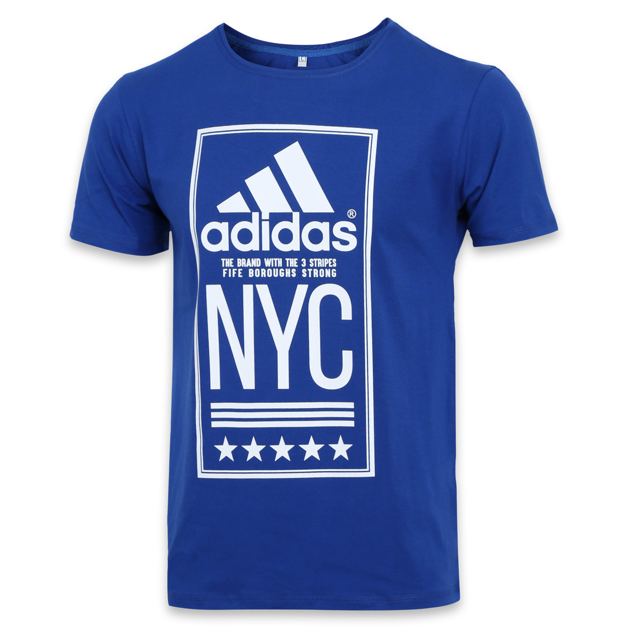 Футболка спортивна електрик ADIDAS з принтом "NYC" SAX XXL (Р) 19-900-020, фото 1