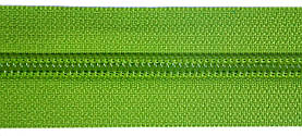 Молния спиральная метражная  №7 (10) колір № 875 Тьмяно-салатовий