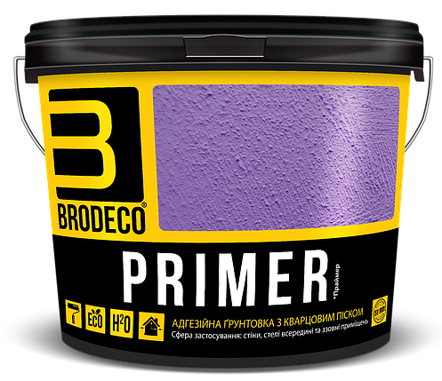 Адгезійна ґрунтовка Brodeco Primer (кварц. грунт) 5л, фото 2