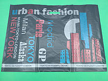 Пакет з прорізною ручкою(68*50+3)Urban fasion великий" (25 шт)