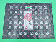 Пакет з прорізною ручкою (68*50+3) "Троянда" Леомі (25 шт)