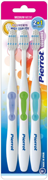 Набір зубних щіток Pierrot Ref.331 Колорс, фото 1