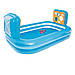 Дитячий ігровий надувний басейн з двома воротами та м'ячами з високоякісного вінілу, фото 4