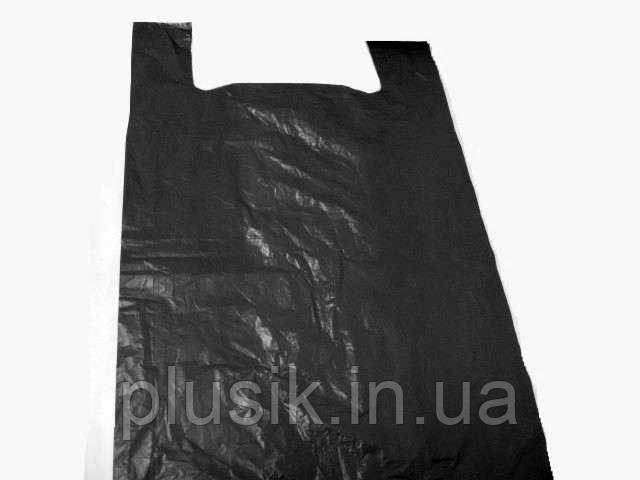 Пакет майка поліетиленова кодак МегаБагажка (54*90) чорна (50 шт)