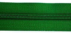 Молния спиральная метражная  №7 (10) колір № 876 Зелений