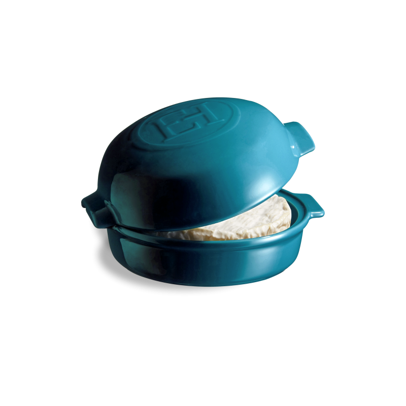 Форма керамічна для запікання сиру Emile Henry 19.5*17.5 см блакитна 608417, фото 1