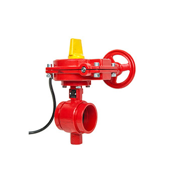 Грувлковий дисковий затвор з кінцевим вимикачем мод.216 3" DN80 (88,9 мм), FM/UL, фото 1