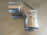 Відвід 90*, діаметр 100 мм вентиляційний, круглий, оцинковка 0,5 мм ., фото 7