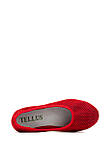 Балетки женские Tellus 72-22R сетка красные, фото 8