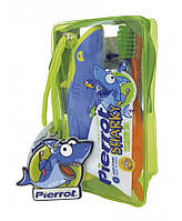 Набір дитячий Pierrot Kit dental infantil Sharky, зубна паста, зубна щітка, брелок Ref.335