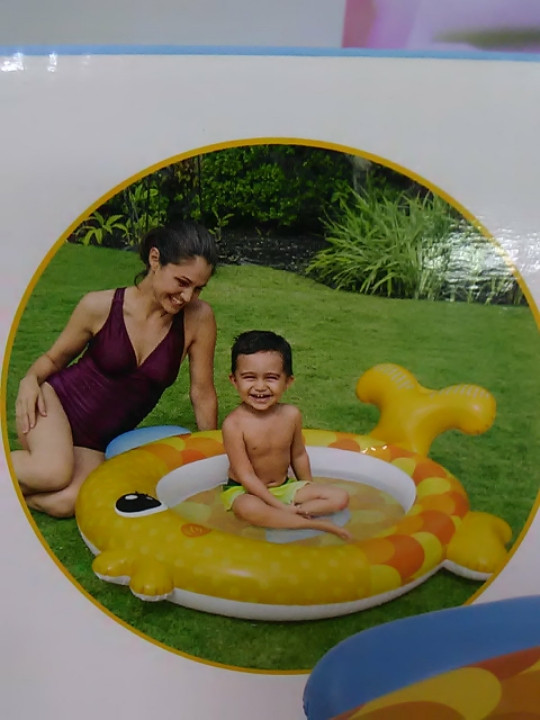 Басейн - пліт надувний дитячий рибка, фото 1