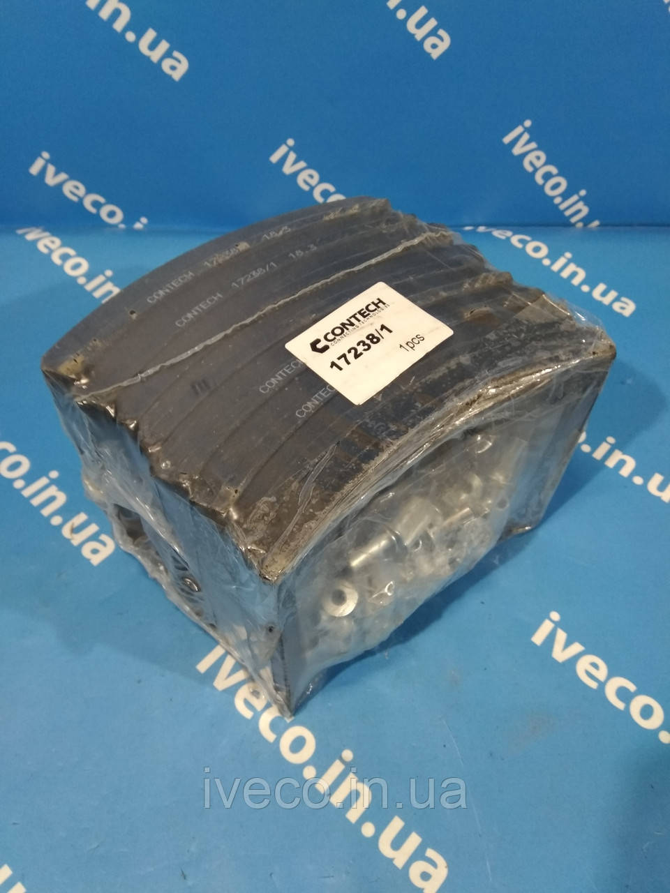 Накладки гальмівні із заклепками (179.77x140x18.3) 17238/1 18.3 MAN 17238VWA 81502216090