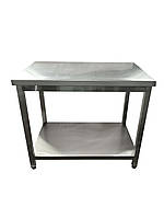 Стіл розбір із нерж стільн AISI430 і полицею