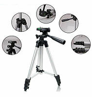 Штатив для камеры, телефона, тринога TRIPOD 3110 высота 1020 мм