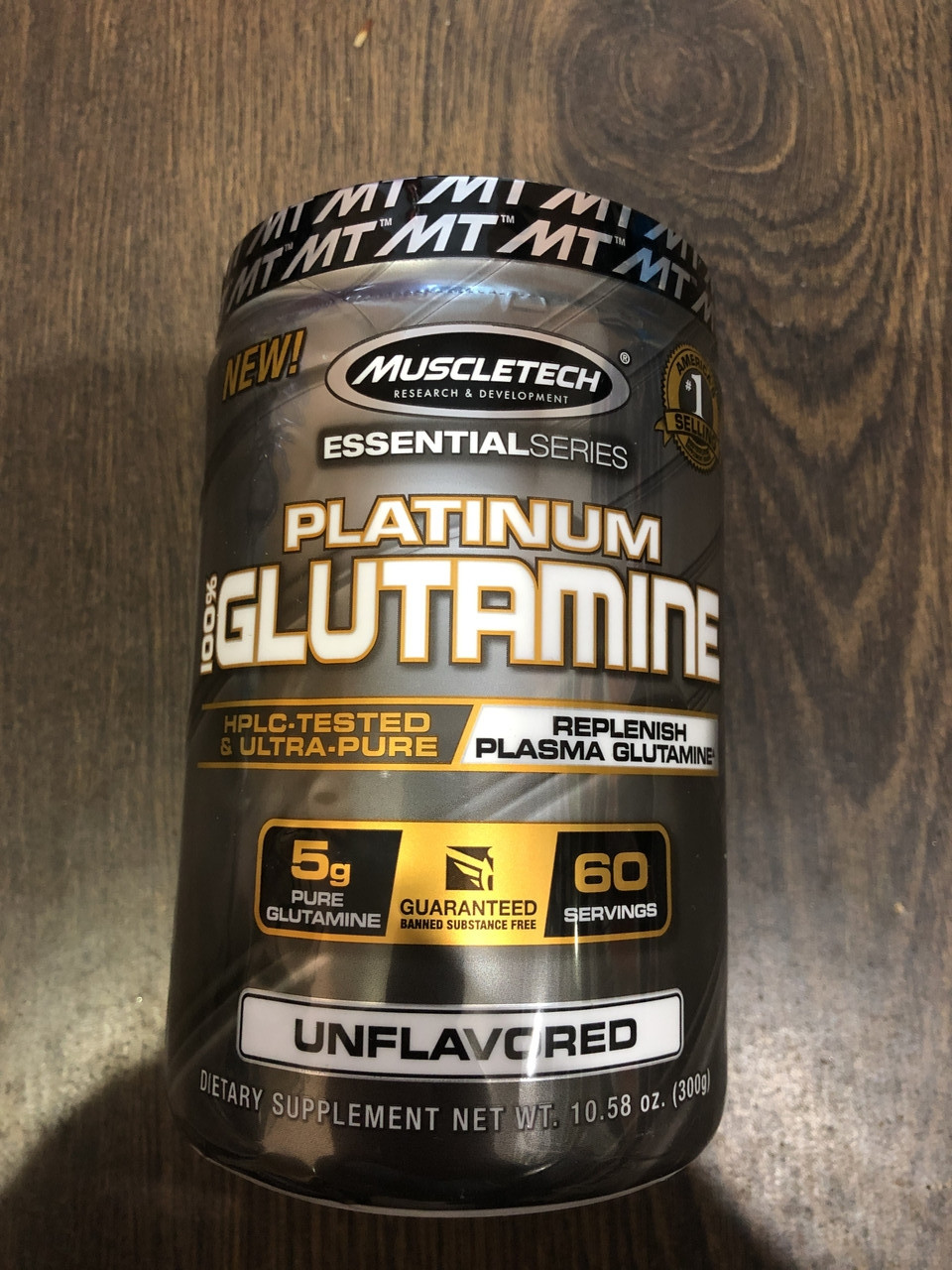 Глютамін MuscleTech Platinum Glutamine 300 грам, фото 1