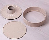 Роз'ємна форма зі змінним дном і мармуровим антипригарним покриттям для кексу Ø26*7см Kamille a6023, фото 4