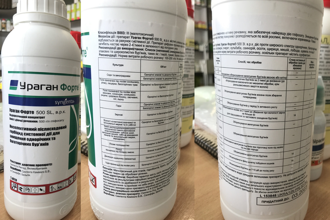 Ураган Форте 1 л: якісний продукт для городників та садівників