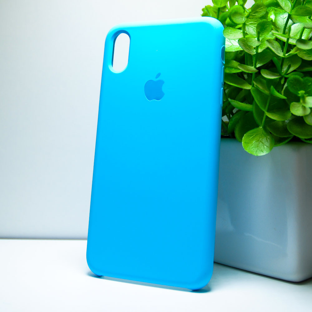 Чохол силіконовий для айфон XS MAX / Iphone XS MAX синій "Original Silicone case"