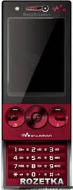 Мобільний телефон Sony Ericsson W705 червоний