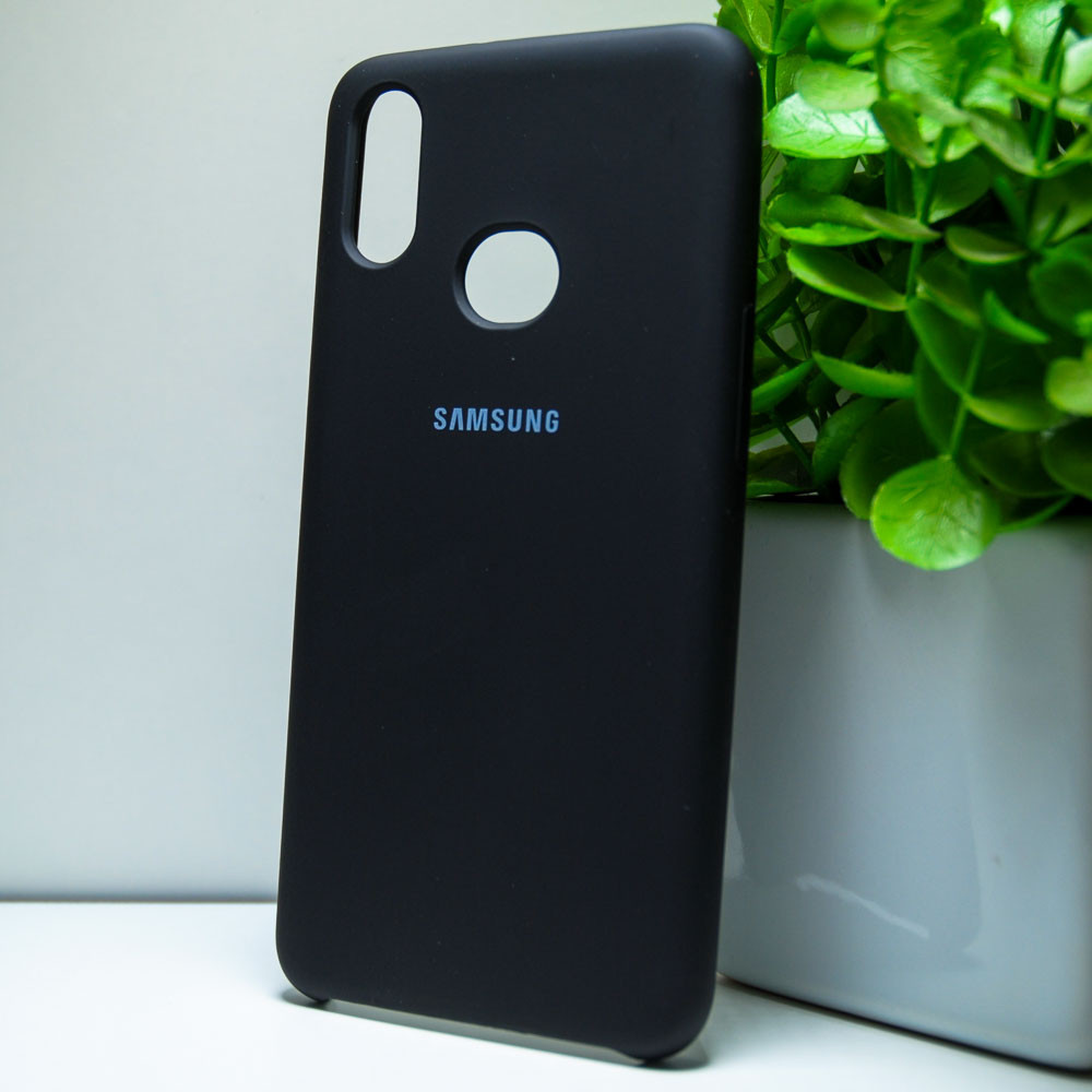 Чохол силіконовий для Samsung A10s 2019 / A107 чорний "Original Silicone case"