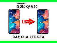 Замена стекла дисплейного модуля Samsung Galaxy A20 A205