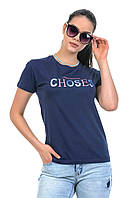Стильная женская футболка Joggy синяя