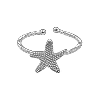 Серебряное кольцо Звезда морская