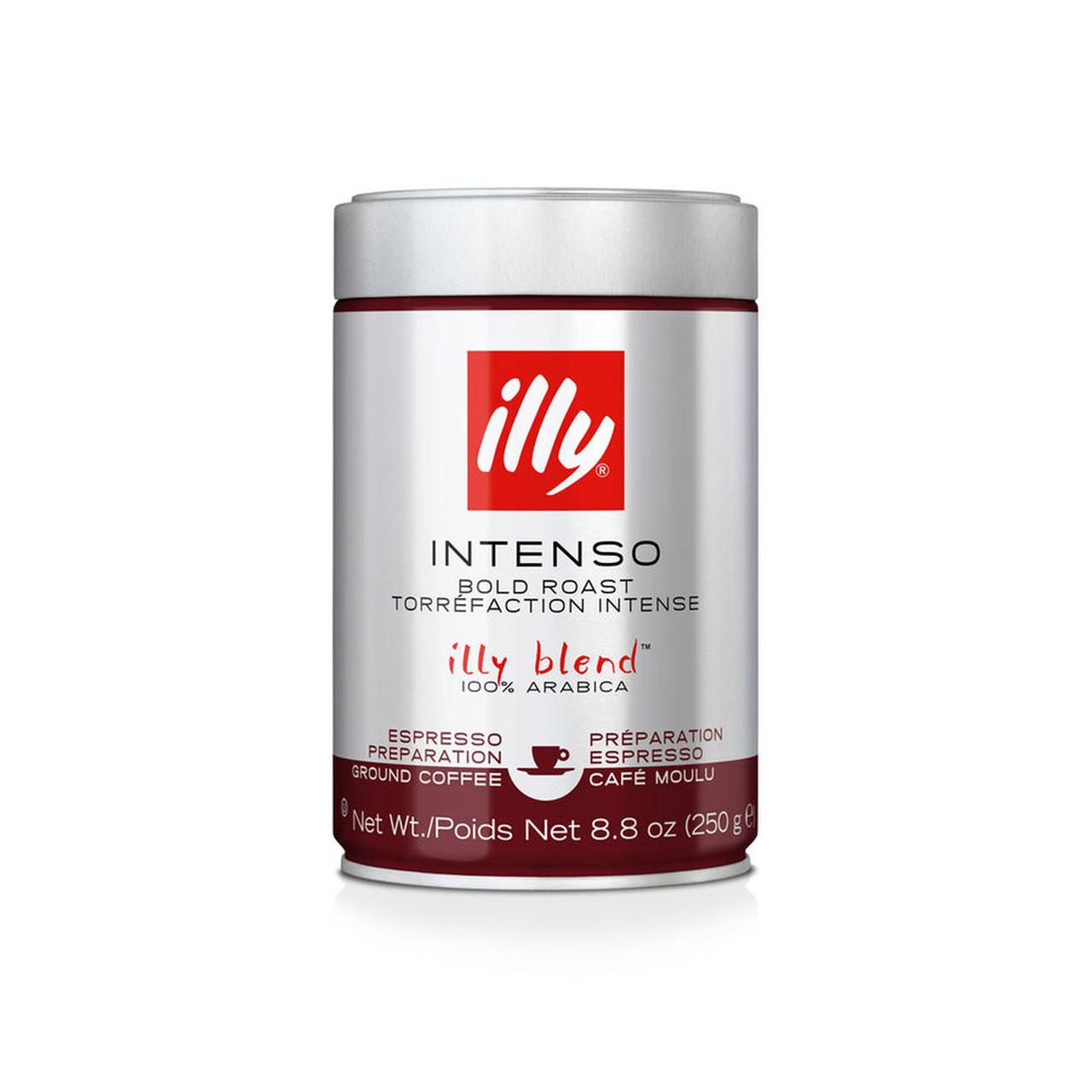 Кава мелена illy Intenso 250 грамів у бляшанці, фото 1