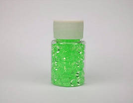 Зелені фишболы для слаймов в баночці