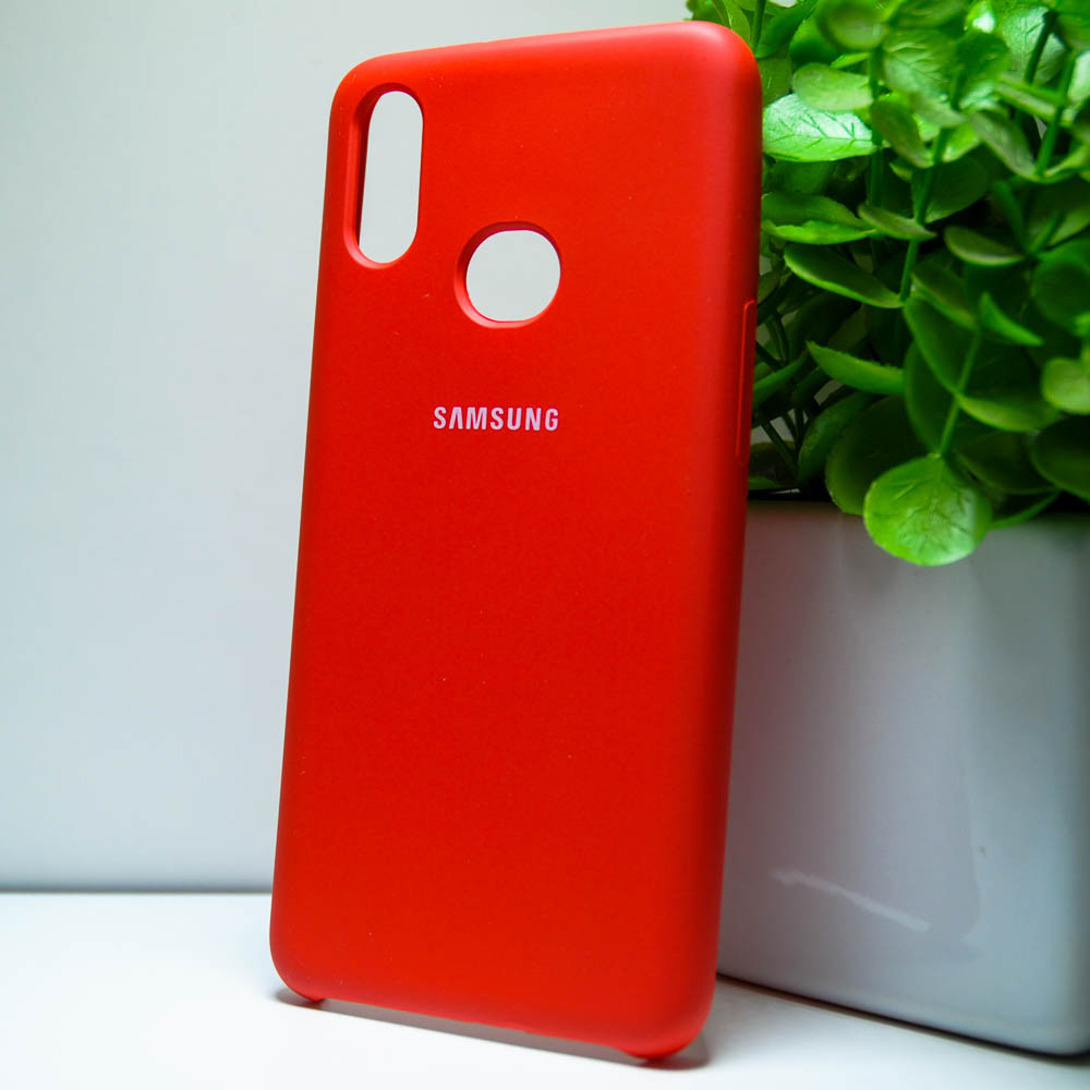Чохол силіконовий для Samsung A10s 2019 / A107 червоний "Original Silicone case"