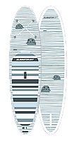Сапборд Gladiator ART 10'6" x 32" SEAL 2021 — надувна дошка для САП серфінгу, sup board, фото 3
