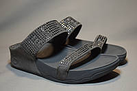 Шлепанцы Fitflop Lulu Crystal Slide сандалии босоножки женские кожаные. Оригинал. 36-37 р.