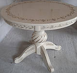 Стіл круглий розкладний СТ-17, фото 3