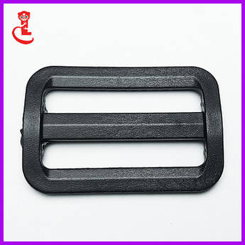 ПРЯЖКА ДЛЯ СУМОК 40ММ. РЕГУЛЯТОРИ ДЛЯ ПЛЕЧОВИХ РЕМЕНІВ. ЧОРНИЙ ПЛАСТИК