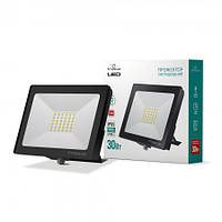 LED IP65 прожектор 2400Lm 30W 6000K 220V чорний