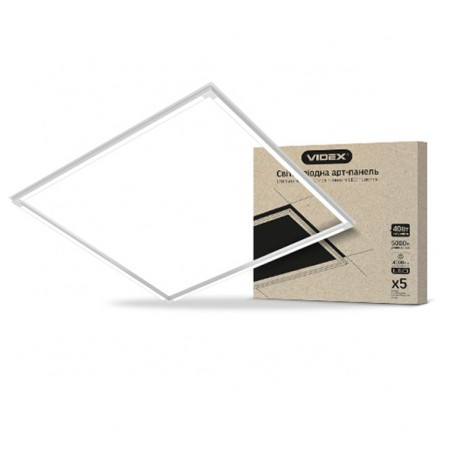 LED панель 4000 Lm 40W 5000K IP20 220V квадратна біла, фото 1