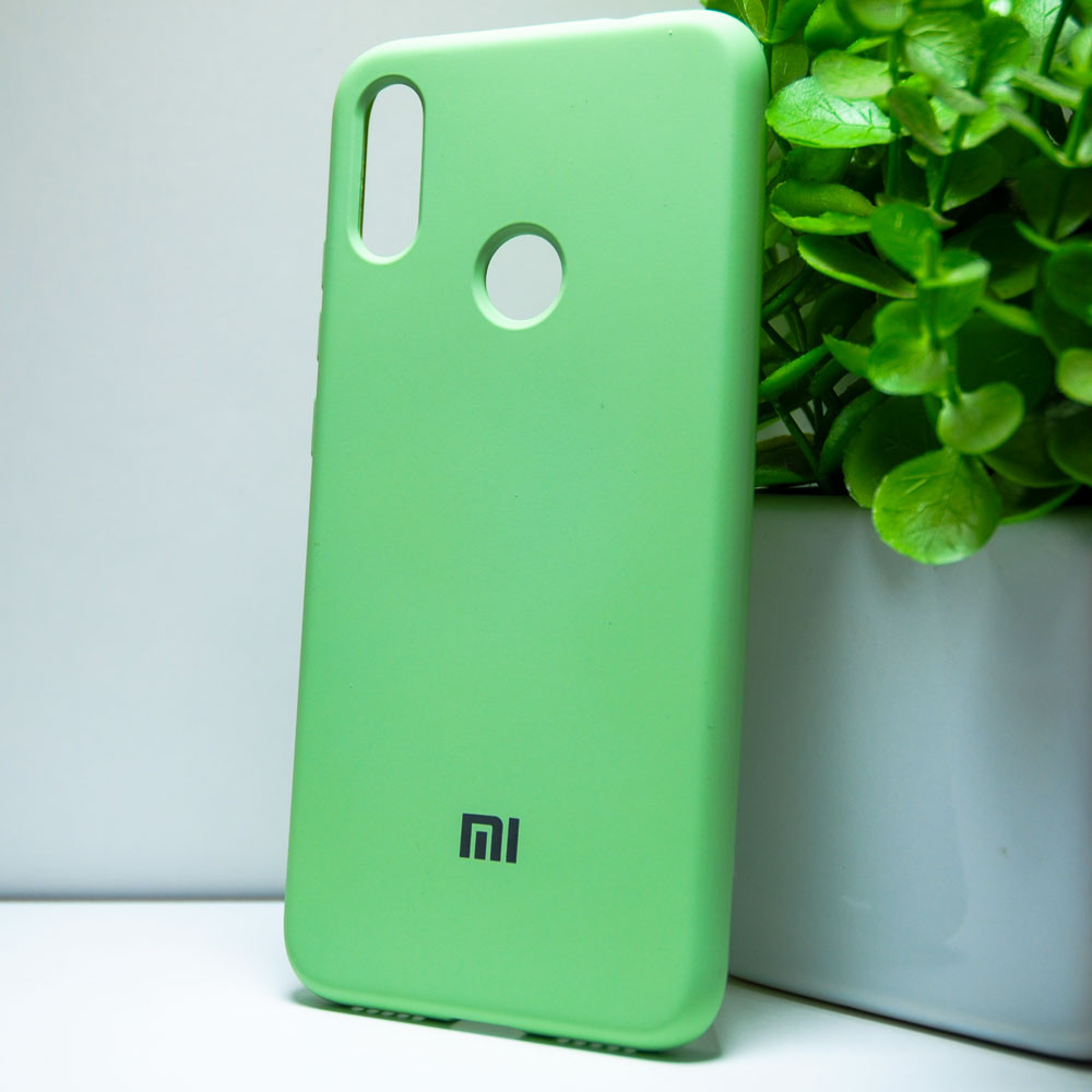Силіконовий чохол Original Silicone case Xiaomi Redmi Note 7 Green (зелений)